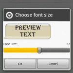 android apps handcent sms font config 150x150 Free Android apps categorized to organize your Droid life