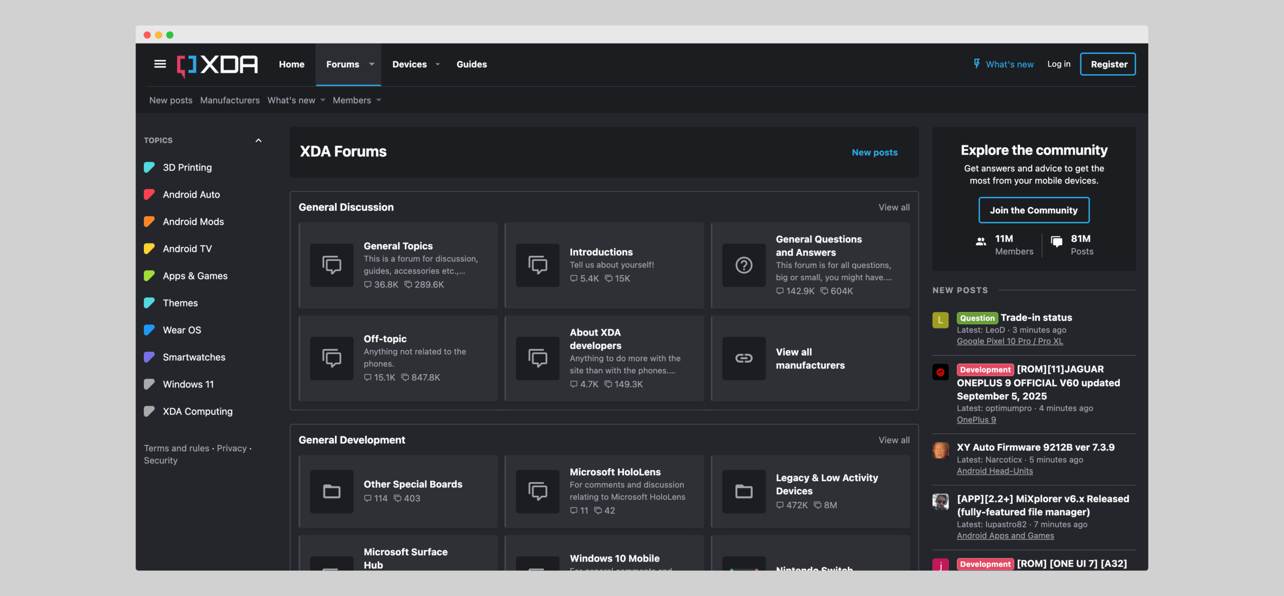 xda forums screenshot